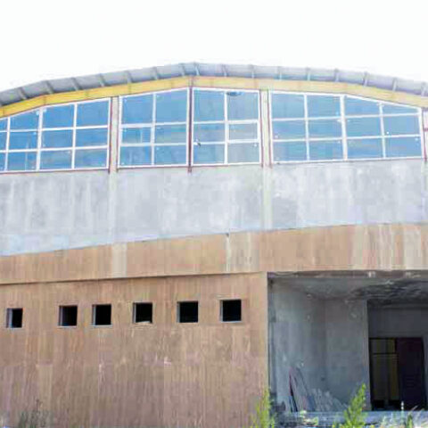Gamishan sports hall project